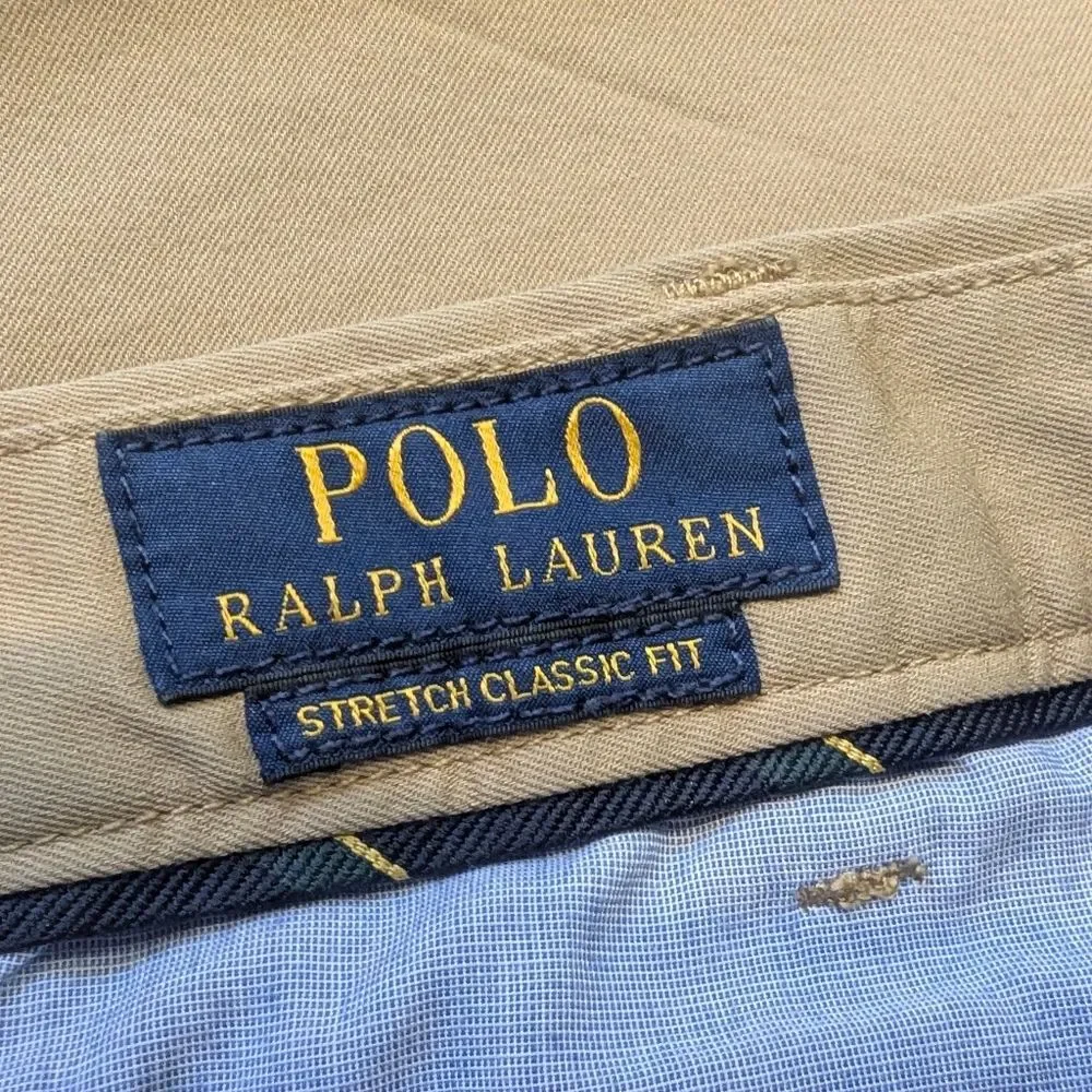 Polo Ralph Lauren Classic Fit Stretch Chino Short Khaki Tan Big & Tall 48B Golf